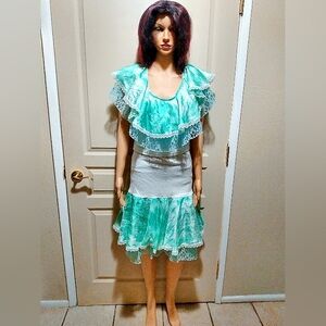 Vintage 80's Lace Party Dress.